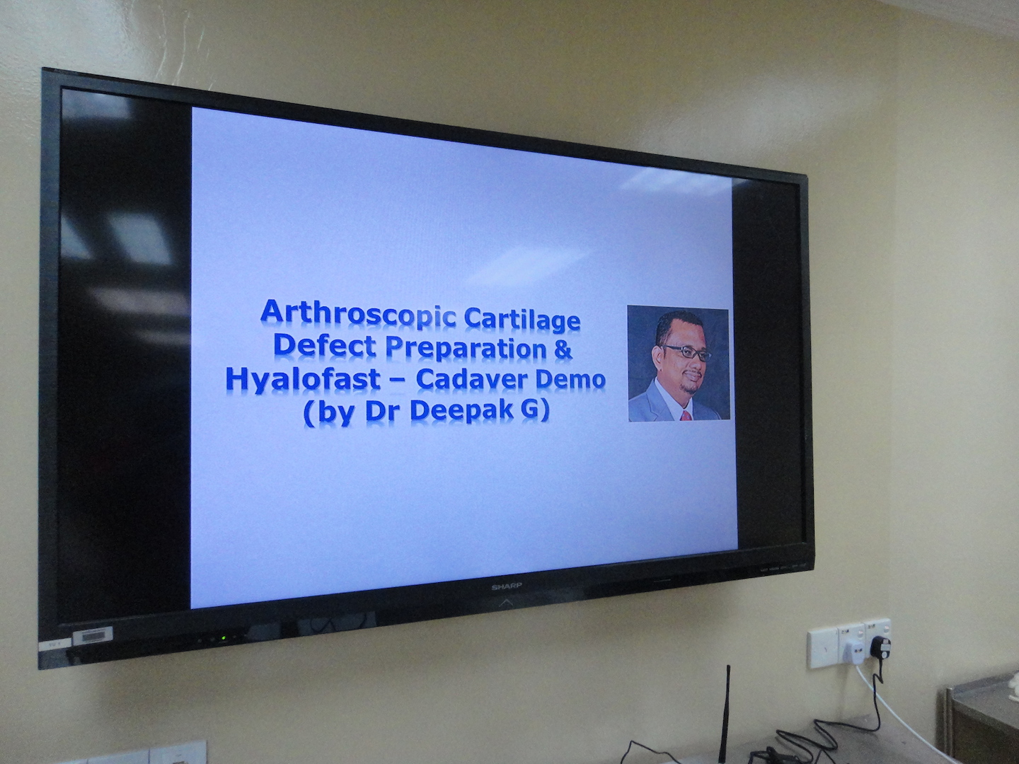 ACRS Cadaveric Workshop 2015, NOCERAL, KL. Demo session 1