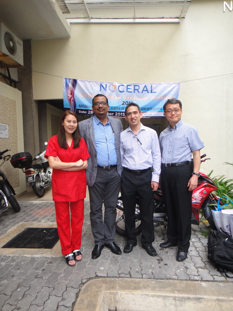 ACRS Cadaveric Workshop 2015, NOCERAL, KL. Faculty and WS coordinator Dr Teo