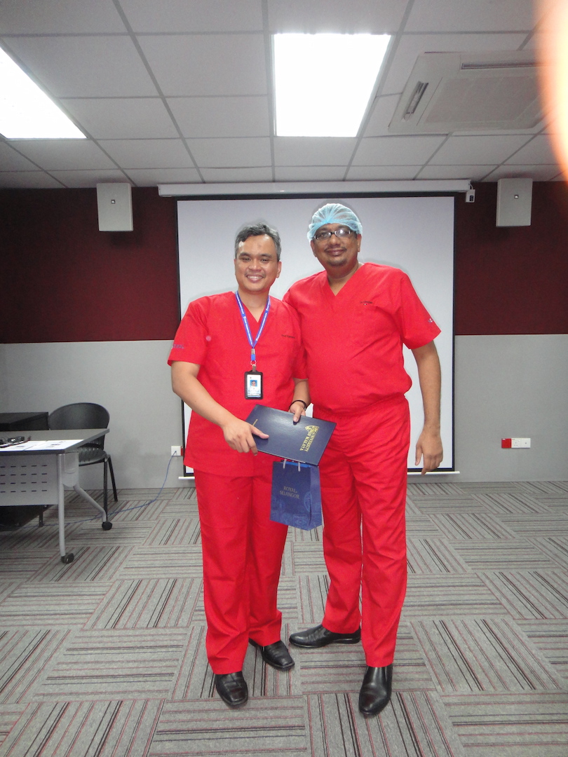 ACRS Cadaveric Workshop 2015, NOCERAL, KL. With Dr Kamarul