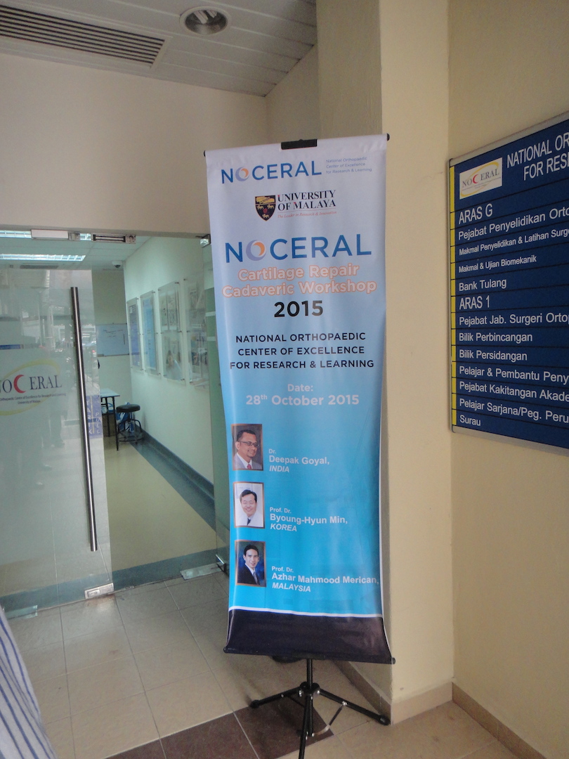 ACRS Cadaveric Workshop 2015, NOCERAL, KL