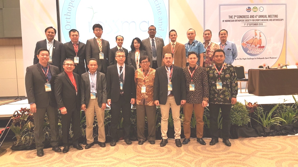 The faculty during IOSSMA, Indonesia 